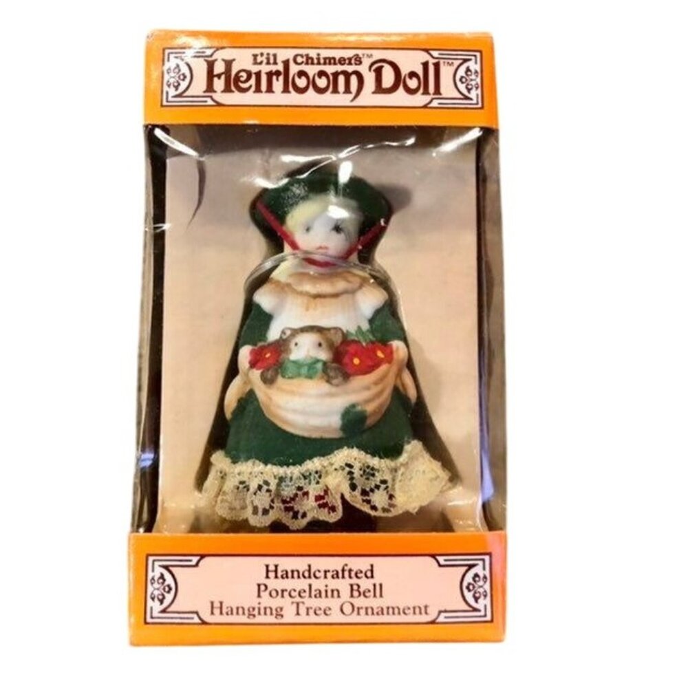 Jasco Lil Chimers Heirloom Doll Tree Ornament Used Vintage